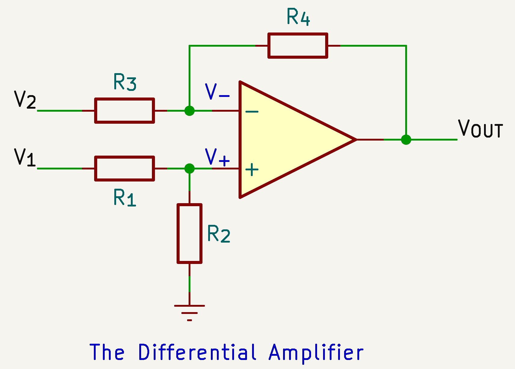 The Differential Amplifier
